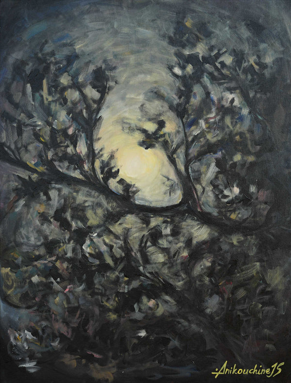 Midday moonlight
